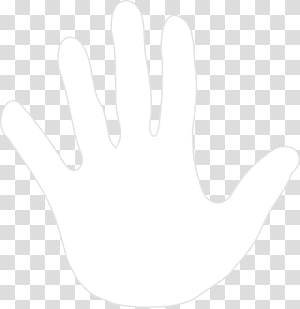 Thumb White, design transparent background PNG clipart thumbnail