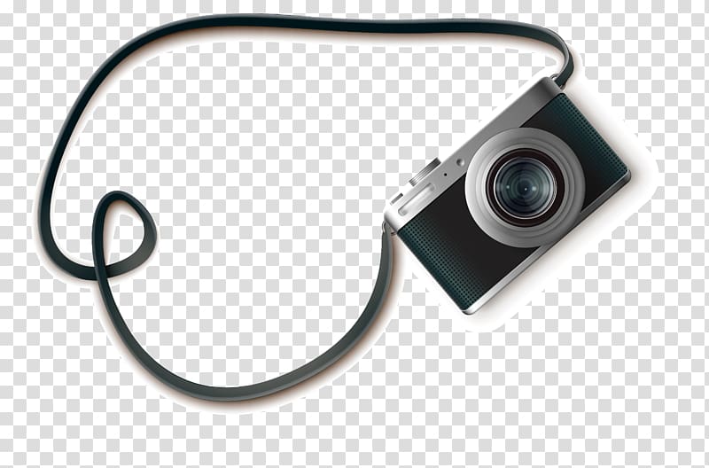graphic film Camera , Black technology camera transparent background PNG clipart