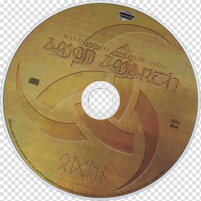 Compact disc, Amon Amarth transparent background PNG clipart