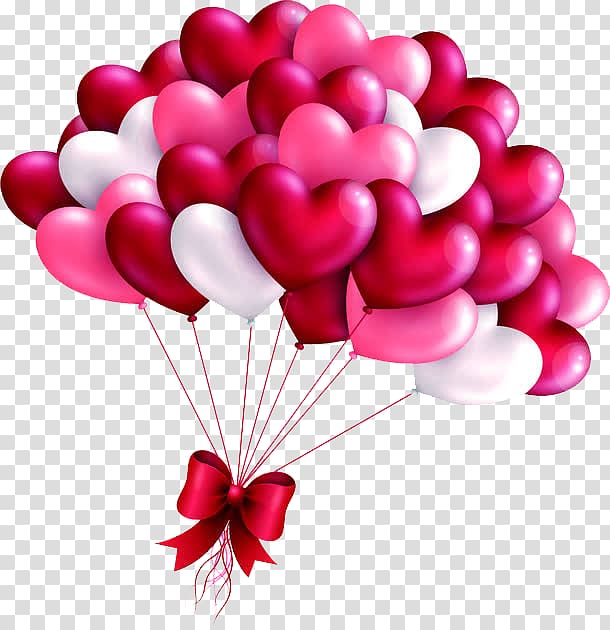 Valentine Love Heart Balloon Valentine\'s Day frame, Valentines Day Love Balloon transparent background PNG clipart