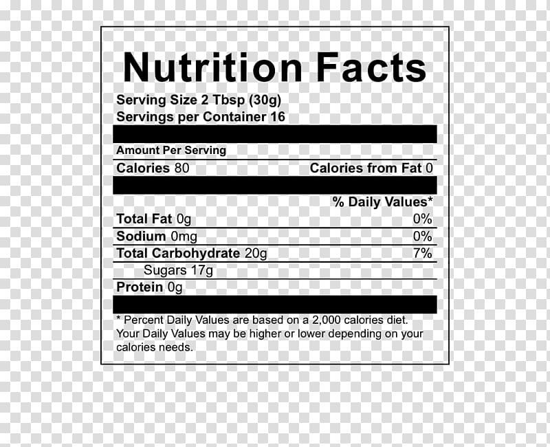 Nutrition facts label Tea Food Low-fat diet, tea transparent background PNG clipart