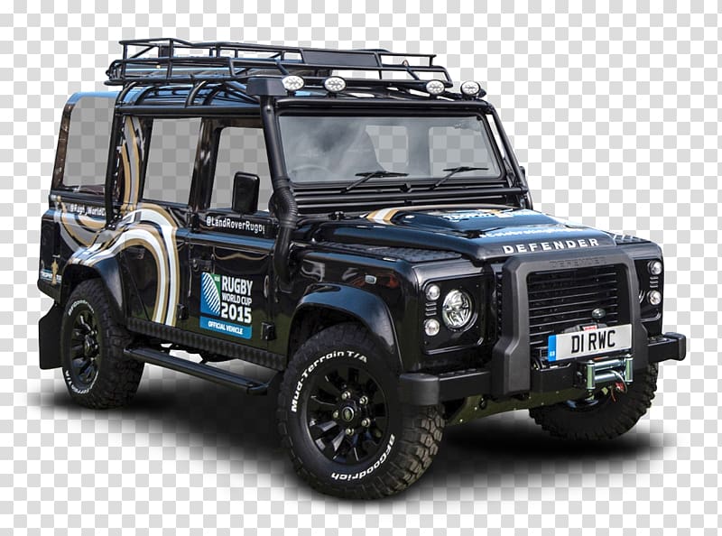 2015 Land Rover Discovery Sport Land Rover Defender Range Rover Sport Car Rugby World Cup, Black Land Rover Defender Car transparent background PNG clipart