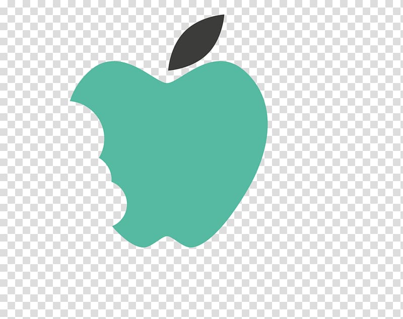 Apple Computer file, green bite off some creative apples transparent background PNG clipart