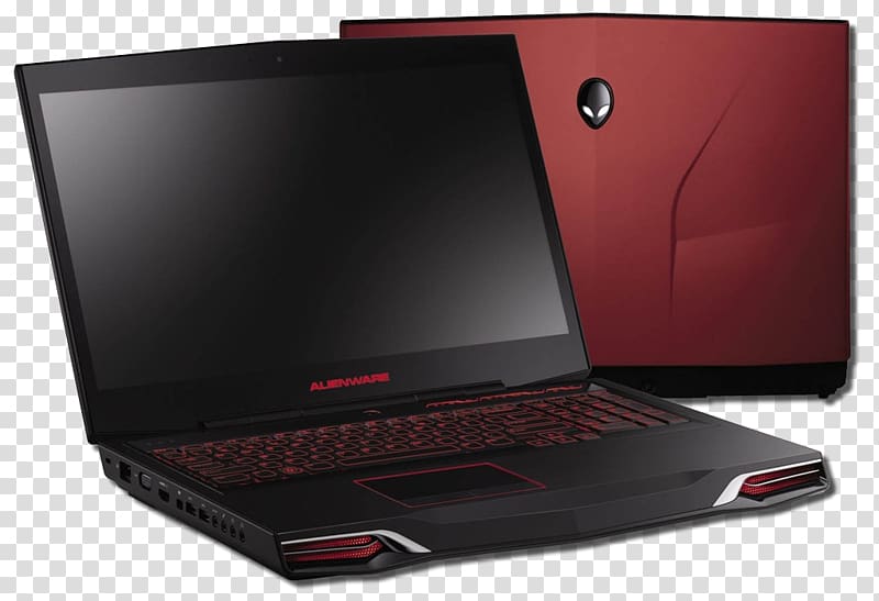 Laptop Dell Alienware GeForce Intel, Laptop transparent background PNG clipart