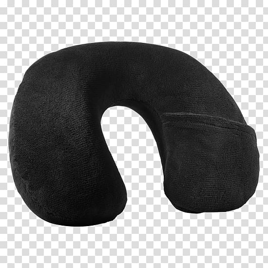 Travel Smart By Conair TS22N Inflatable Fleece Neck Rest/Neck Pillow, Black TS Inflatable Neck Rest Conair Travel Smart By TS22RSP Inflatable Fleece Neck Rest/Neck Pillow, inflatable go pillow transparent background PNG clipart