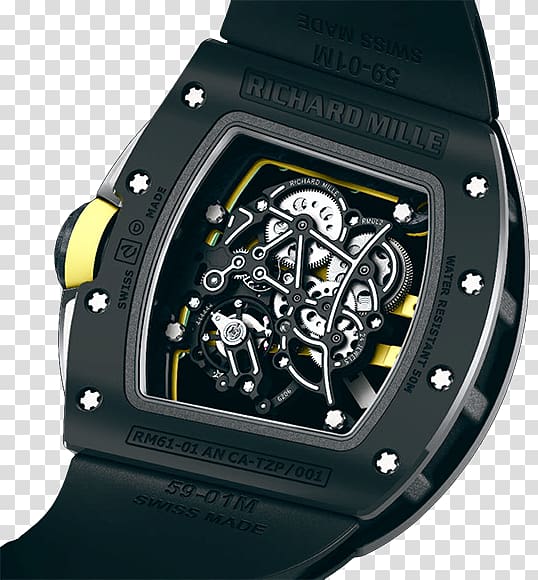 Watch Richard Mille Clock Girard-Perregaux Tourbillon, watch transparent background PNG clipart