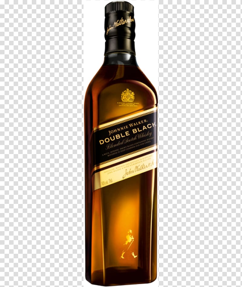 Blended whiskey Scotch whisky Liquor Alcoholic drink, johnny walker logo transparent background PNG clipart
