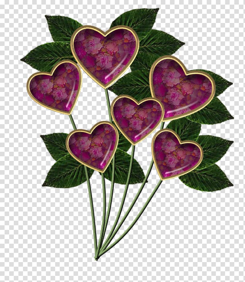 Cut flowers Heart, flower transparent background PNG clipart