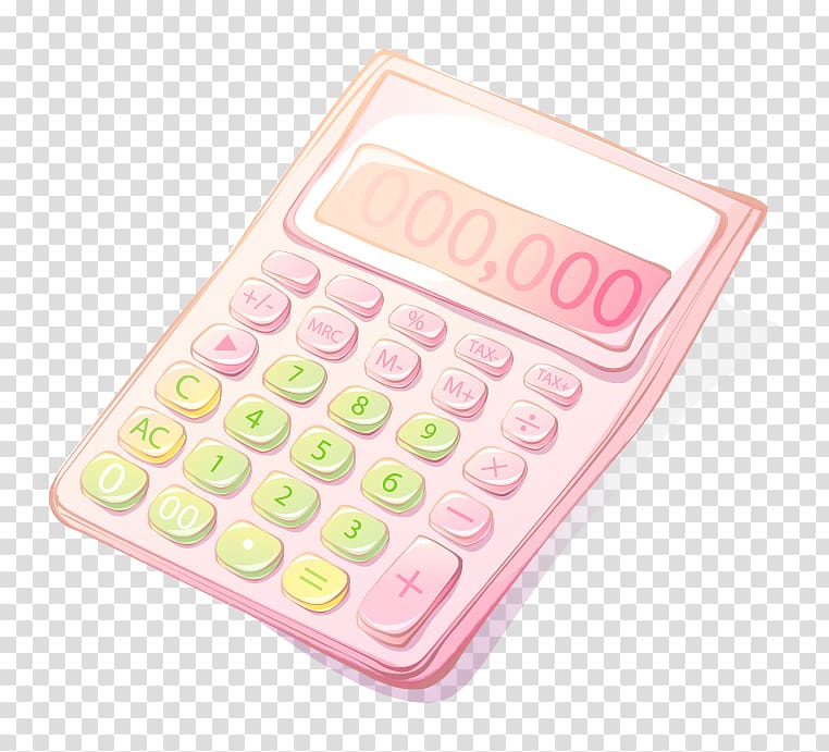Calculator Clipart Pink