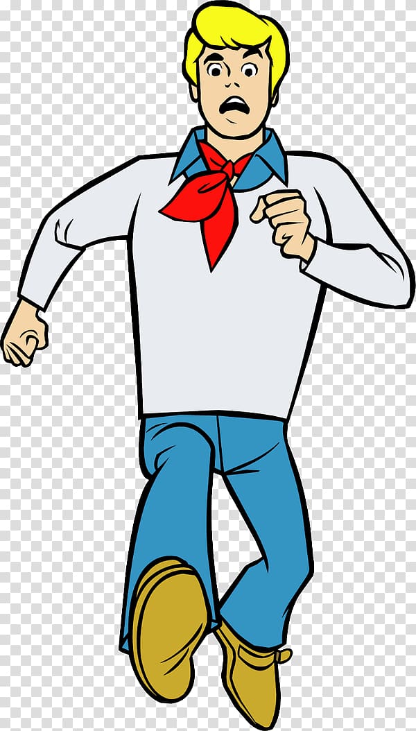 Fred Jones from Scooby-Doo illustration, Fred Jones Running transparent background PNG clipart