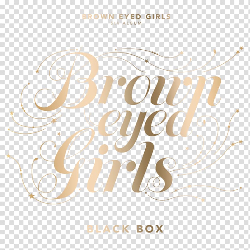 Logo Brown Eyed Girls Black Box K-pop 4Minute, brown box transparent background PNG clipart