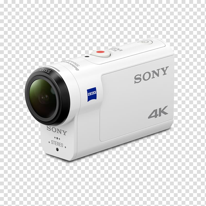 Sony Action Cam FDR-X3000 Video Cameras 4K resolution, Camera transparent background PNG clipart