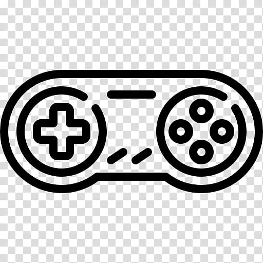 Joystick Game Controllers Video game Black & White Gamepad, joystick transparent background PNG clipart