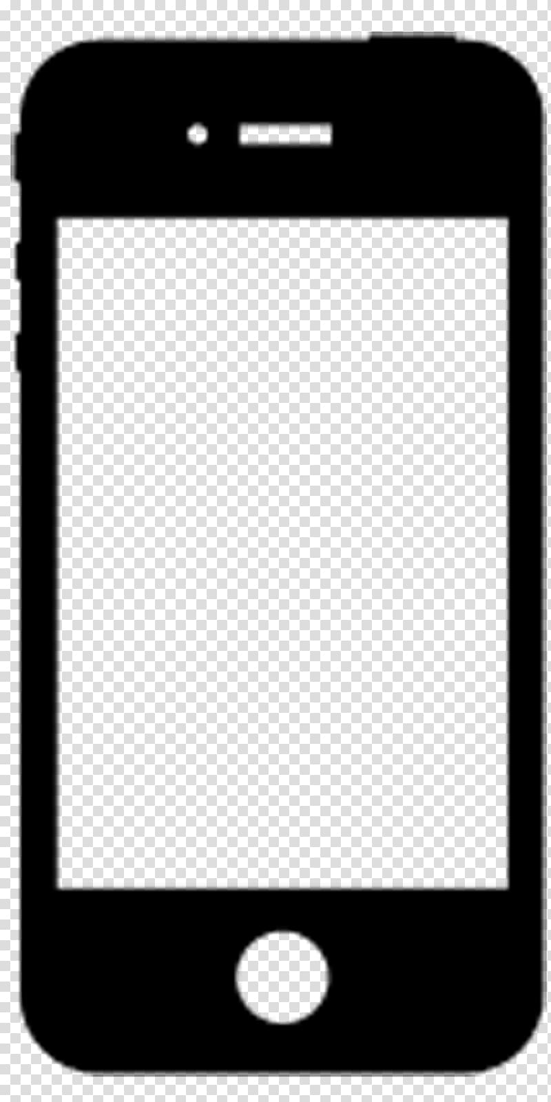 black iPhone 4 digitizer, iPhone Smartphone Telephone , smart-phone transparent background PNG clipart