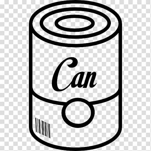 Tin can Canning Beverage can Food Computer Icons, barcode transparent background PNG clipart