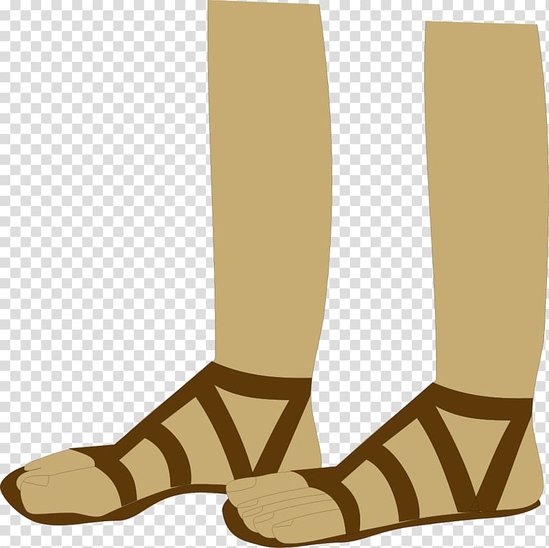 Foot Toe , Hand-painted sandals feet transparent background PNG clipart