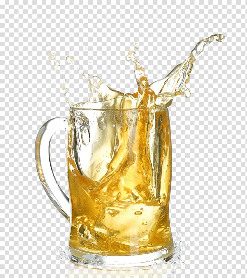 Beer head Cocktail Brewing Drink, Beer glasses transparent background PNG clipart