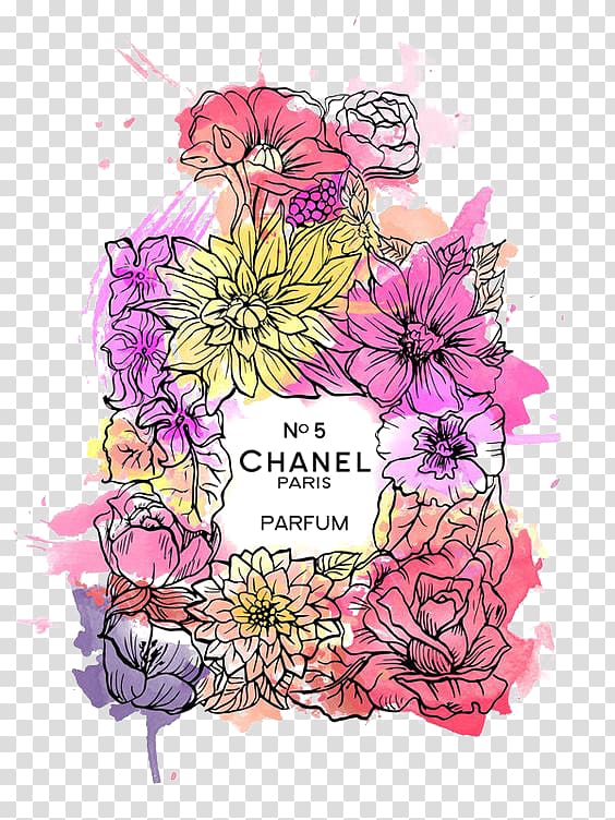 chanel flowers transparent background PNG clipart