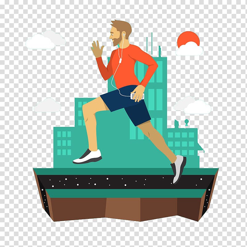 Jogging and running Physical fitness, Running man transparent background PNG clipart