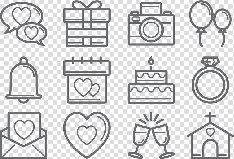 cake and church illustration, Wedding Marriage Echtpaar Icon, Bride and groom wedding couple married transparent background PNG clipart