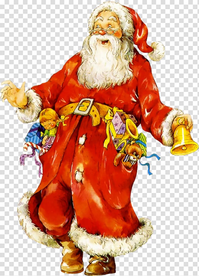 Santa Claus Public holiday Christmas New Year , santa claus transparent background PNG clipart