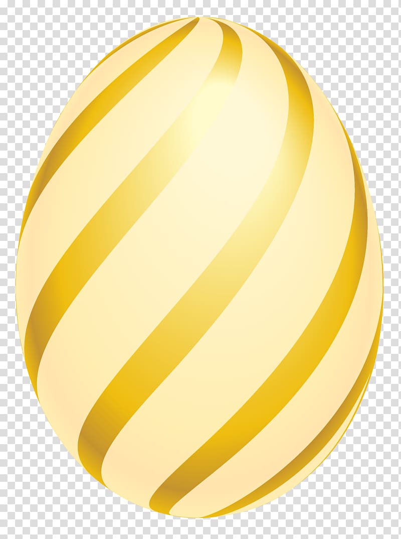 yellow faberge egg illustration, Christmas Icon Gift, Easter Golden Striped Egg transparent background PNG clipart