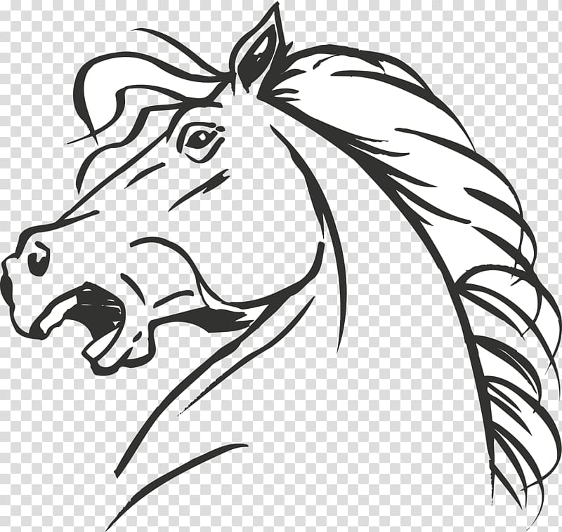 Thoroughbred Peruvian Paso Colt Foal Coloring book, horses transparent background PNG clipart