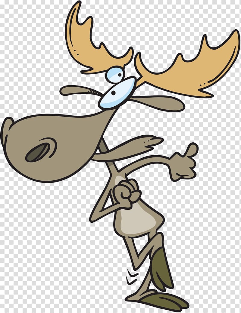 Moose Cartoon Dance, MOOSE transparent background PNG clipart