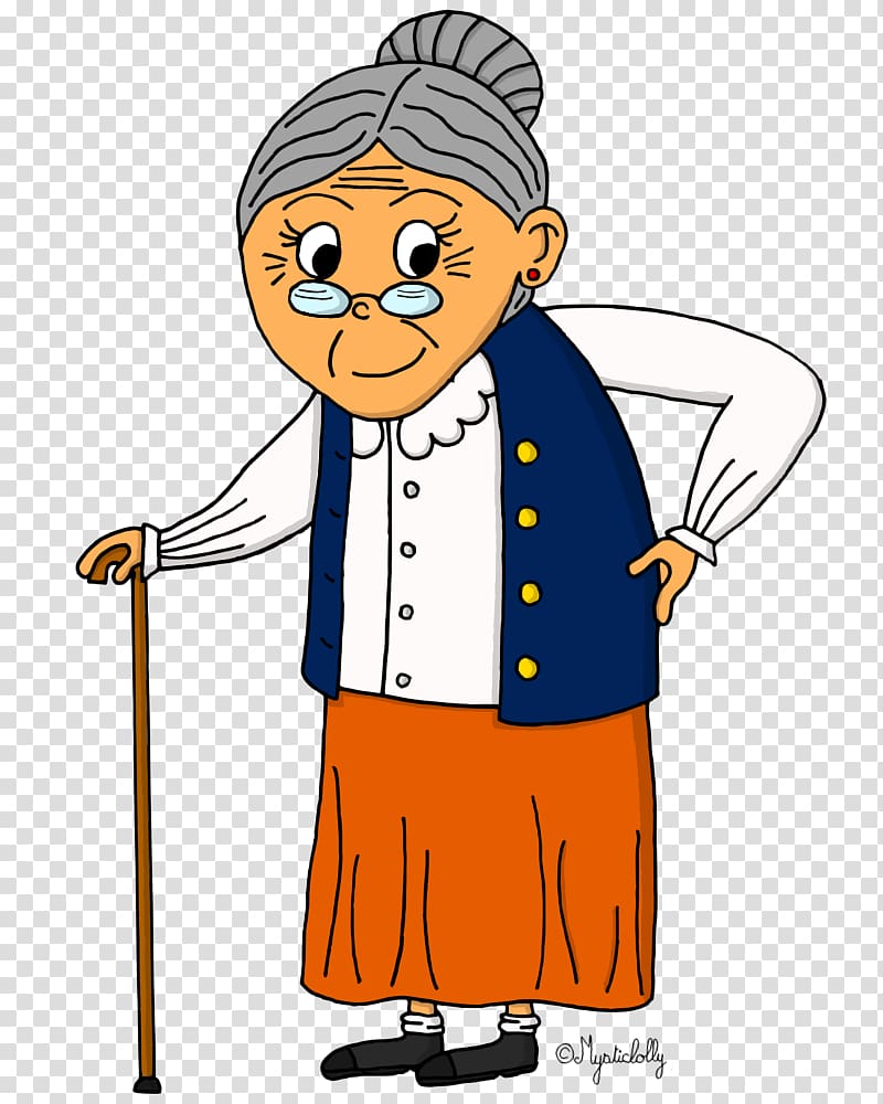 Drawing grandmother Character, others transparent background PNG
