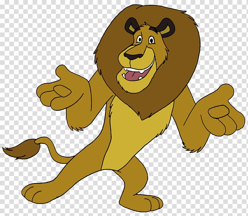 Alex Simba Lion Julien , Animated Lion transparent background PNG clipart