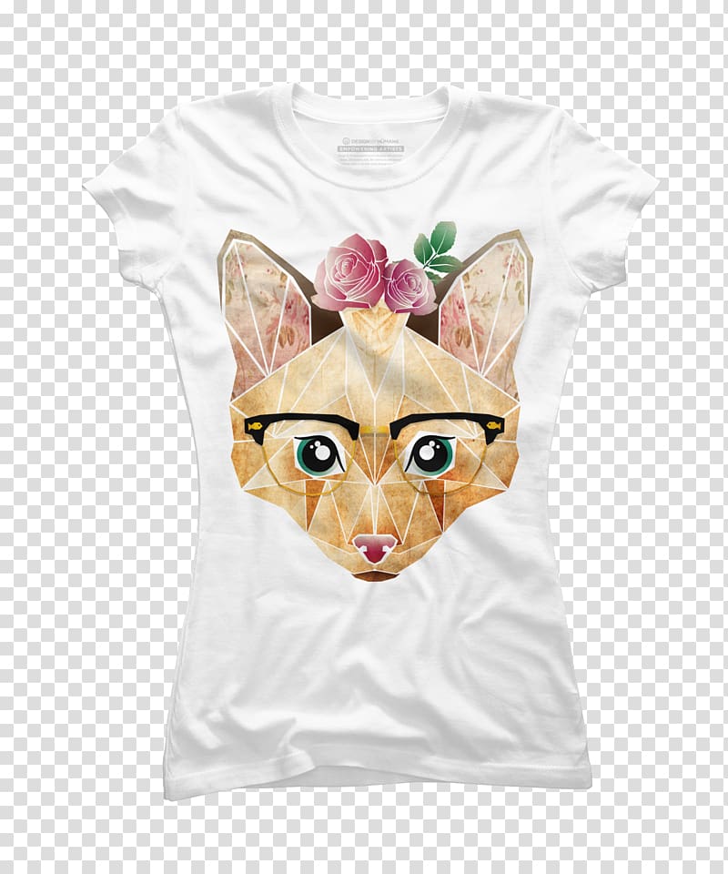 Printed T-shirt Hoodie Top, cat lover t shirt transparent background PNG clipart