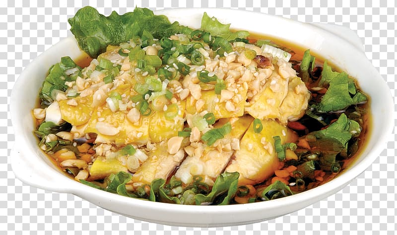 Sichuan cuisine Chongqing Chinese cuisine Thai cuisine, Sichuan saliva chicken transparent background PNG clipart