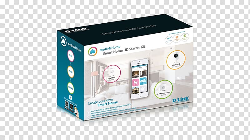 Home Automation Kits D-Link Europe, smart house transparent background PNG clipart