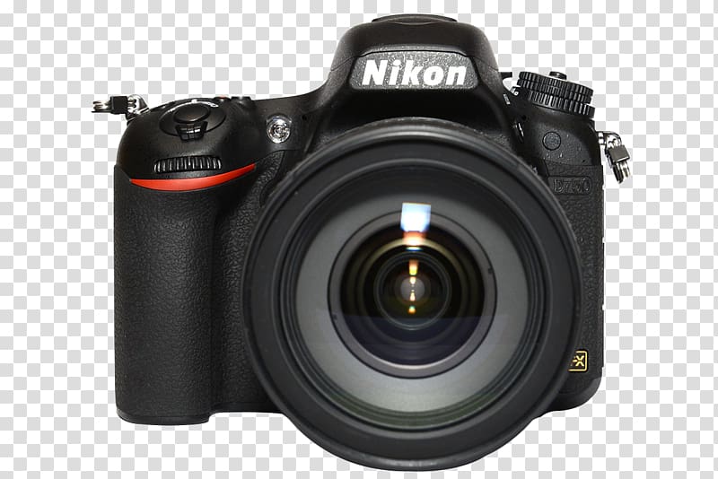 black Nikon DSLR camera, Digital SLR Nikon D750 Nikon D7100 Camera lens Single-lens reflex camera, Nikon camera brand transparent background PNG clipart