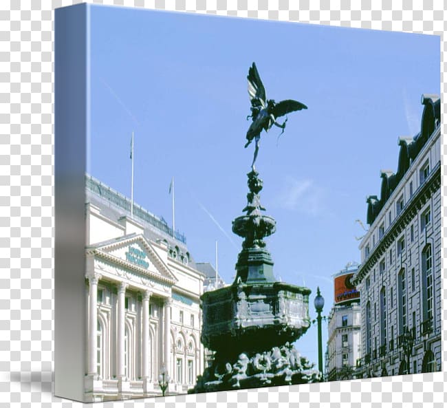 Statue Sky plc, Piccadilly Circus transparent background PNG clipart