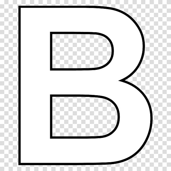 Letter Alphabet Coloring book , letter b transparent background PNG clipart
