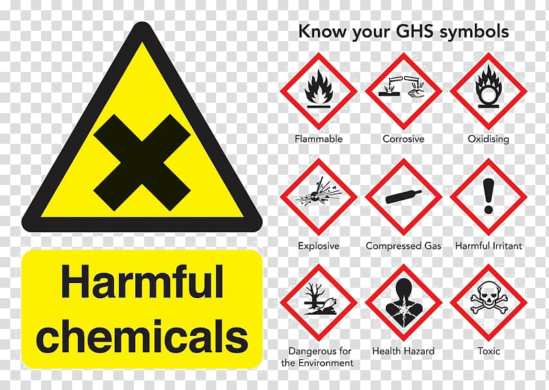 Occupational safety and health Chemical hazard Sign, ghs toxic pictogram transparent background PNG clipart