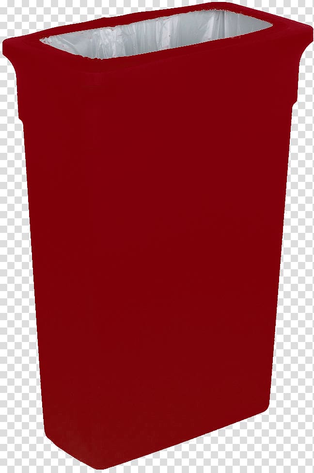 Table Rubbish Bins & Waste Paper Baskets Red Spandex, tablecloth transparent background PNG clipart