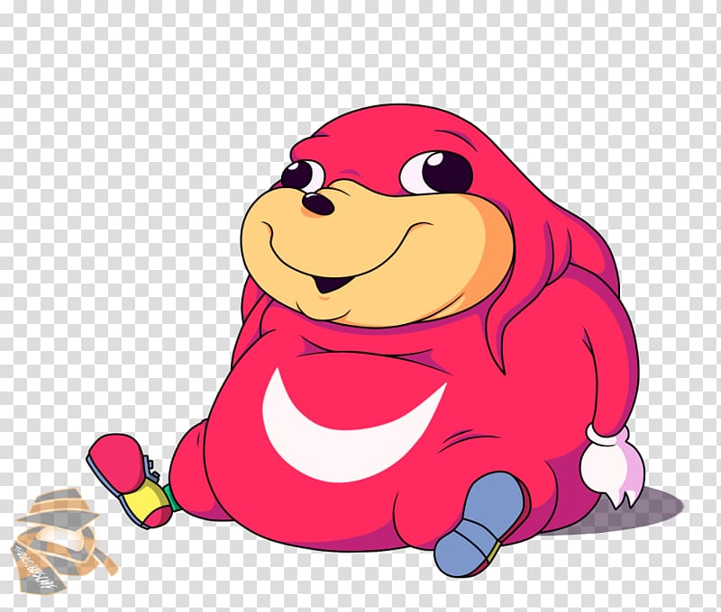 Knuckles the Echidna YouTube VRChat Ugandan Knuckles Dash, WAY transparent background PNG clipart