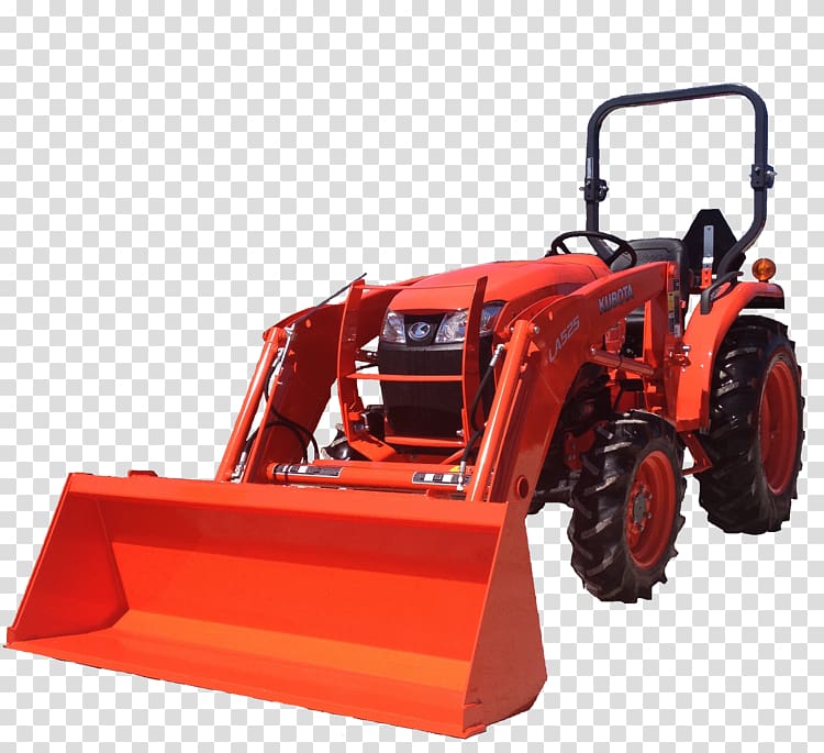 Tractor Kubota Corporation Heavy Machinery Loader Backhoe, tractor transparent background PNG clipart