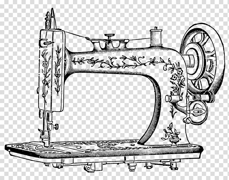 Sewing Machines Singer Corporation White Sewing Machine Company, Embroidery machine transparent background PNG clipart