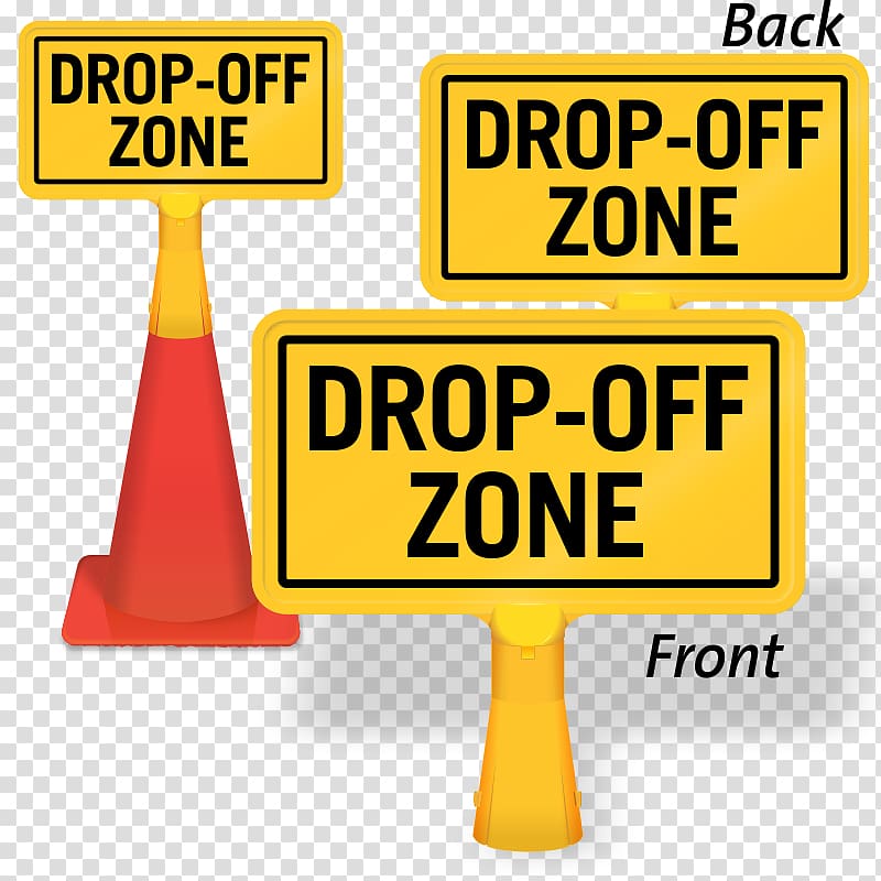 Traffic sign Traffic cone Slow Children At Play, road transparent background PNG clipart