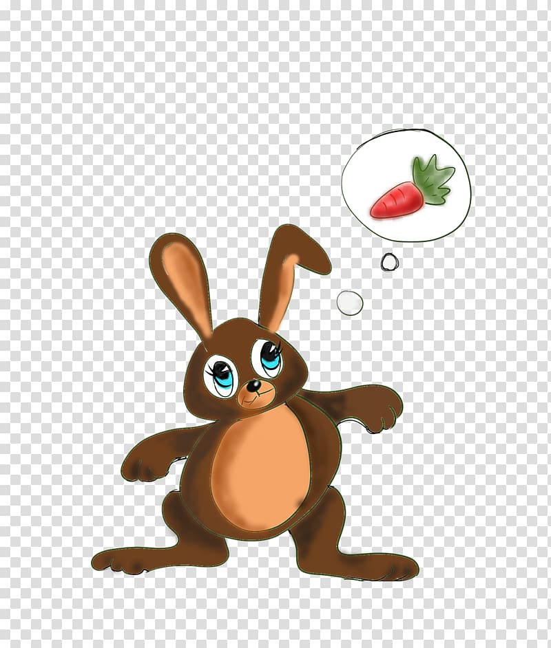 Hare French fries Cream Breakfast Rabbit, Greedy rabbit transparent background PNG clipart