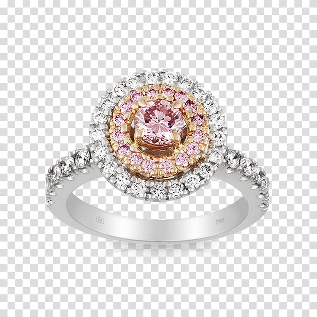 Engagement ring Jewellery Gemstone Diamond, rose gold transparent background PNG clipart