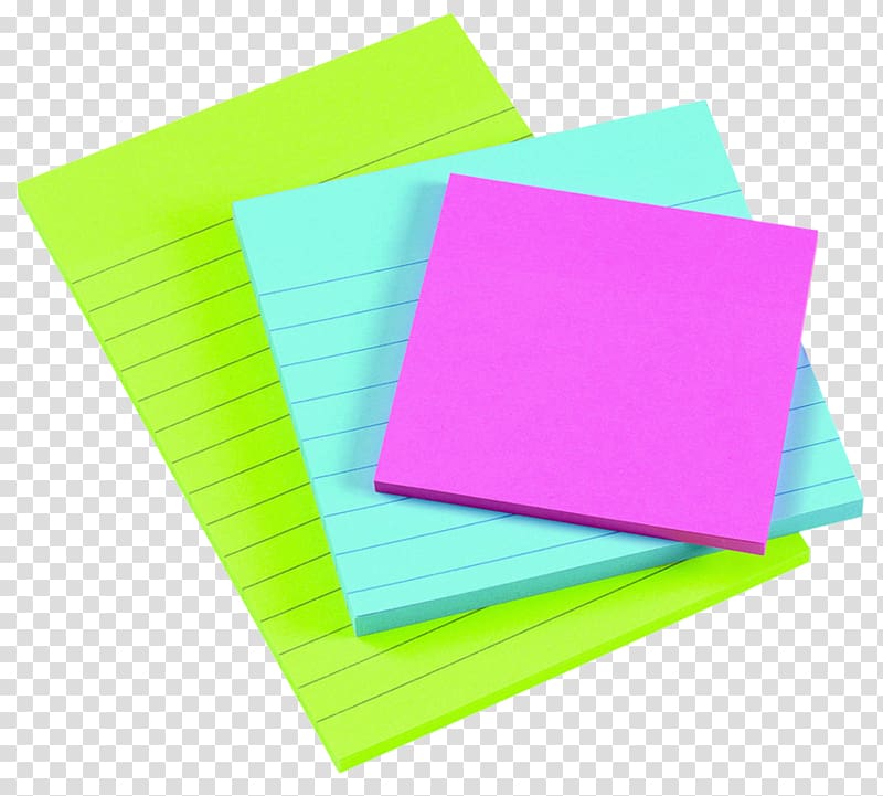 Post-it note Paper Notebook , sticky note transparent background PNG clipart