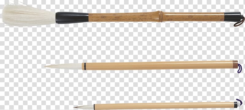 Pen Musical Instrument Accessory Wood Brush, Brush transparent background PNG clipart