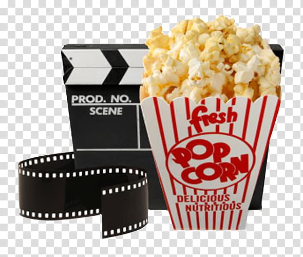 Popcorn Heart & Hands of Care Cinema Film, popcorn transparent background PNG clipart