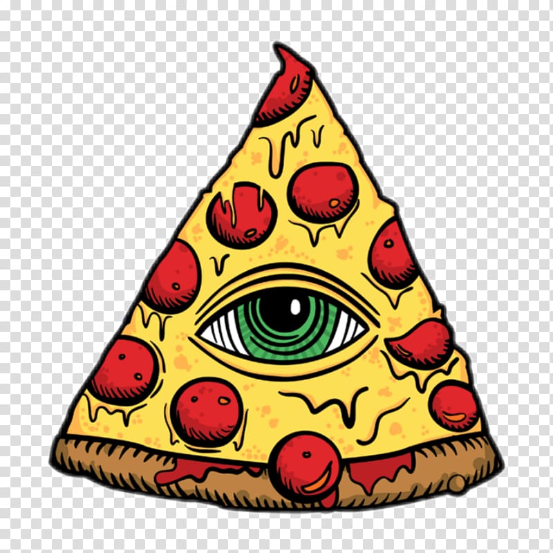 Pizzagate conspiracy theory Tenor Eye of Providence Illuminati, pizza transparent background PNG clipart