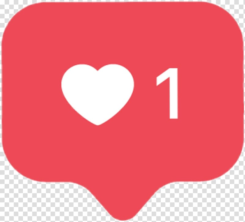 Like button Instagram Facebook , like, message 1 logo transparent background PNG clipart