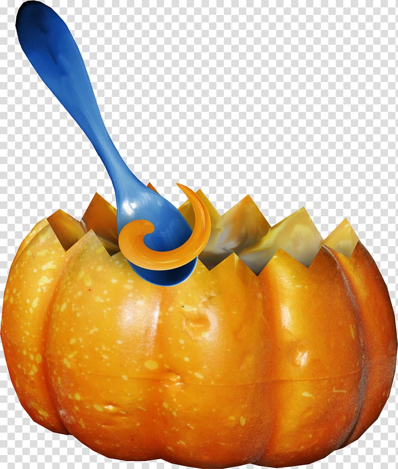 Pumpkin Calabaza Orange Winter squash Gourd, pumpkin transparent background PNG clipart